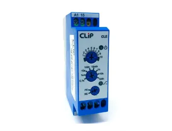 Relé Temporizador Pulso/Retardo CLIP CLE - 1 Relé SPDT (01s a 100h)