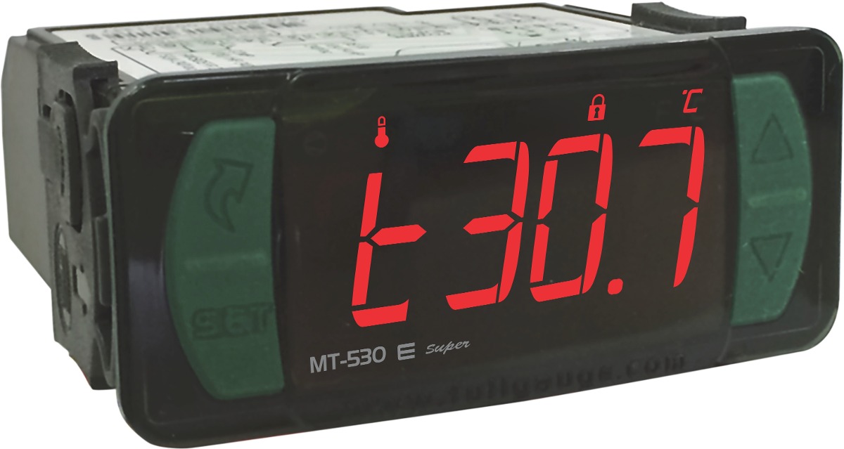 Controlador de Temperatura e Umidade Full Gauge MT-530e Super 115~230Vca Imagem 1